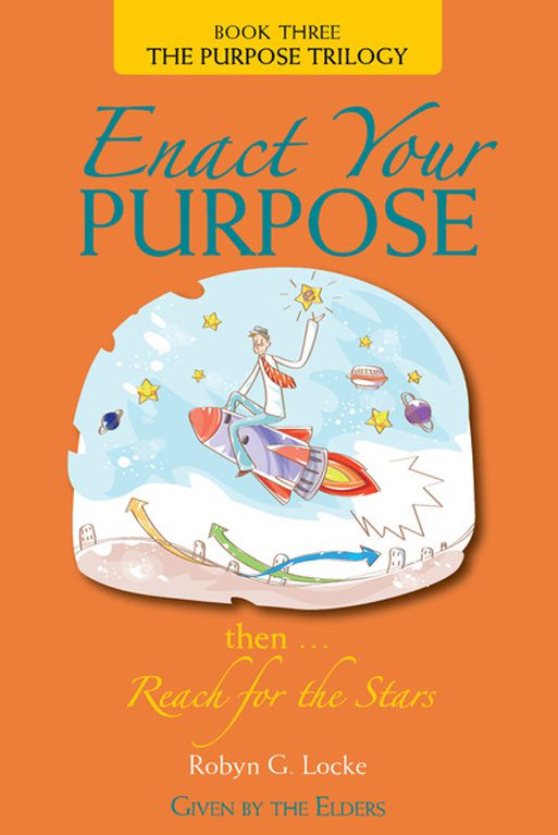 Latest book cover for the third book, Enact Your Purpose, dated 10/27/22